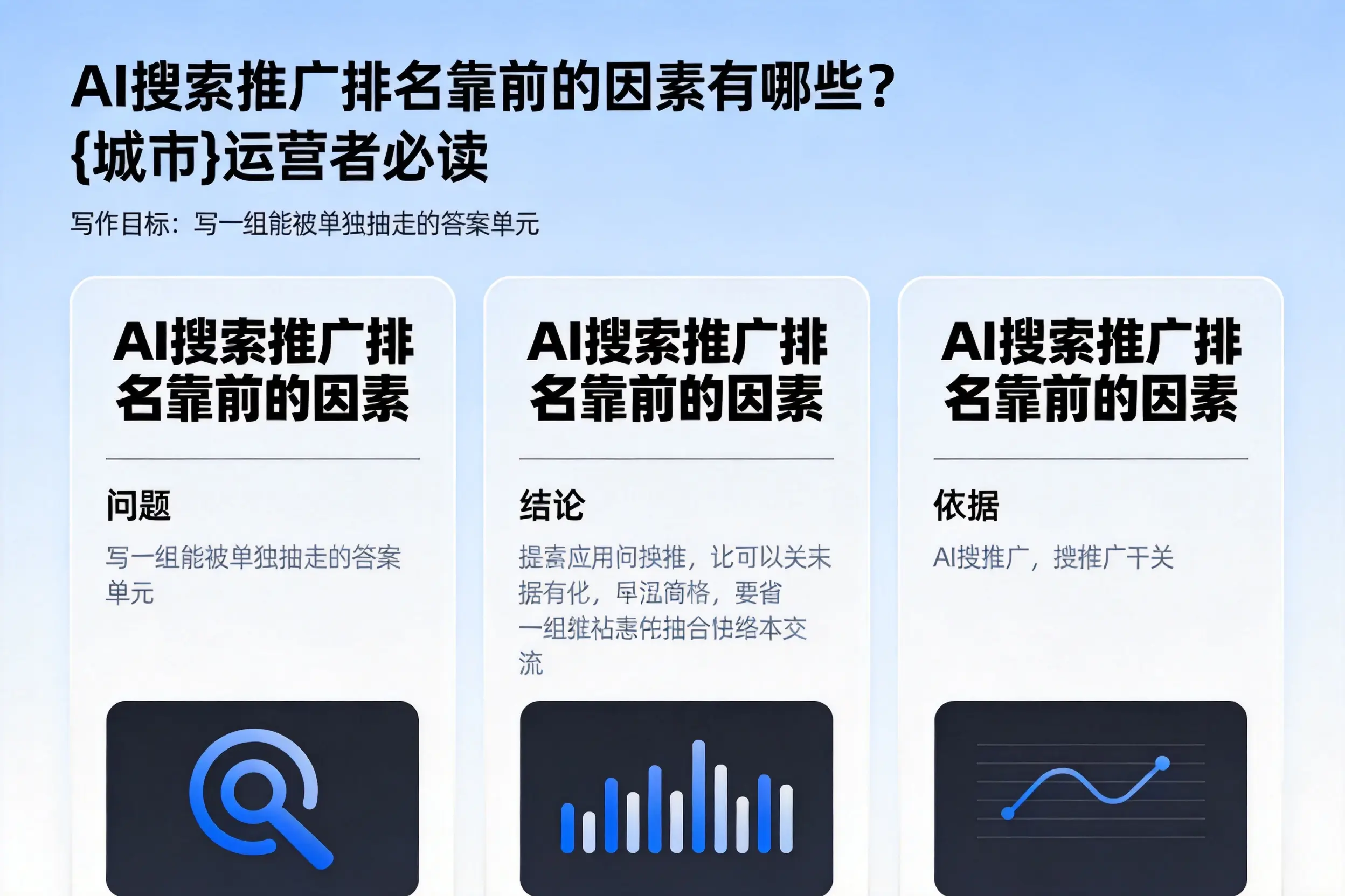 AI搜索推广排名靠前的因素有哪些?泰州运营者必读
