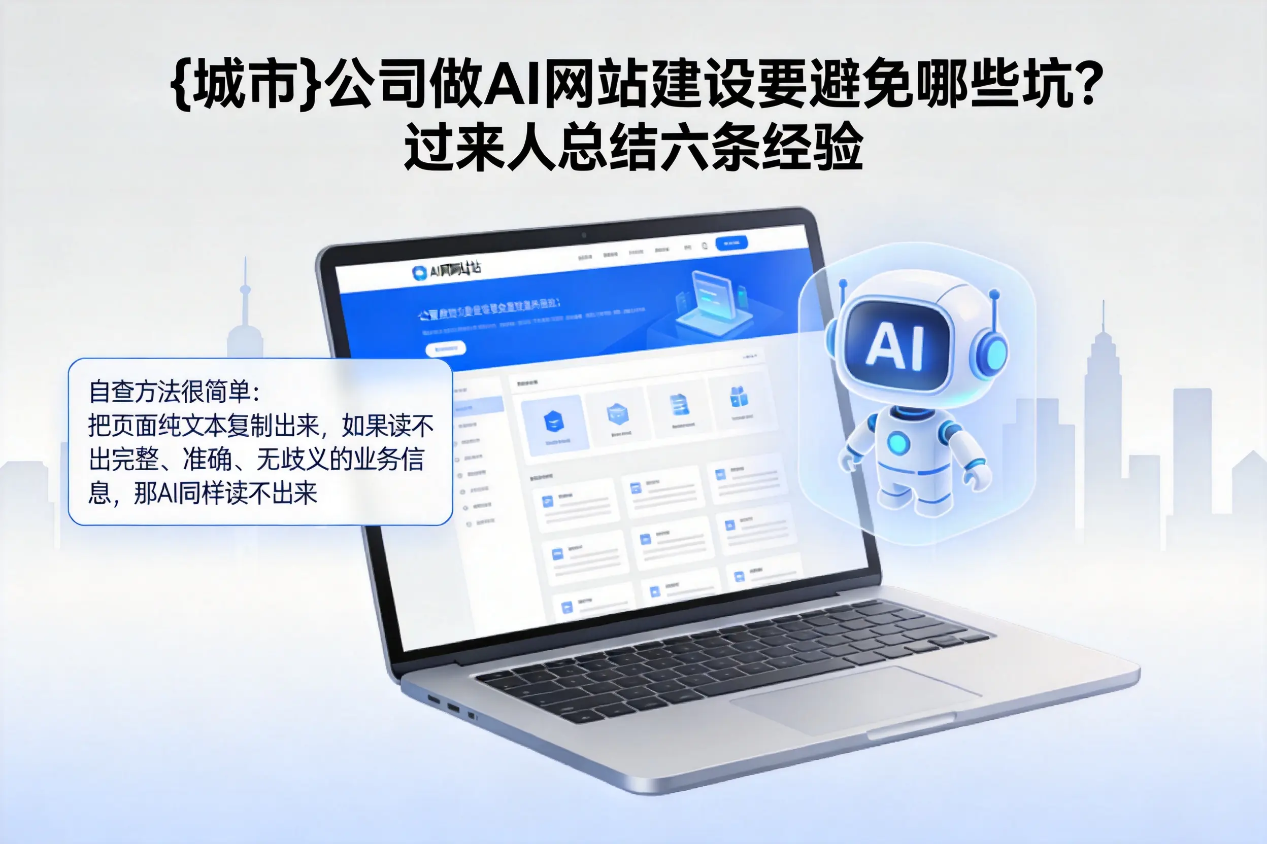 泰州公司做AI网站建设要避免哪些坑？过来人总结六条经验