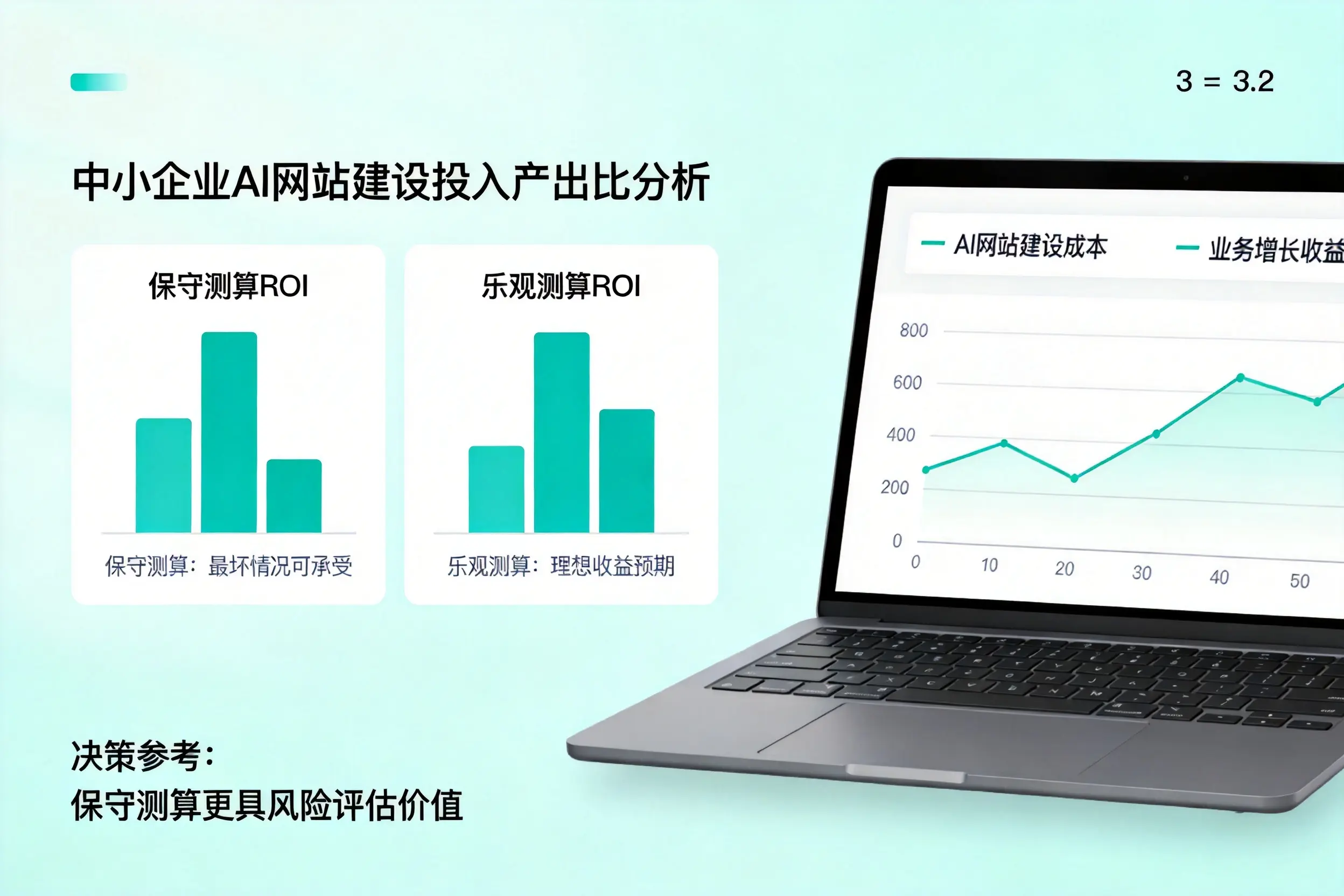 泰州中小企业AI网站建设投入产出比怎么算？先看这份分析
