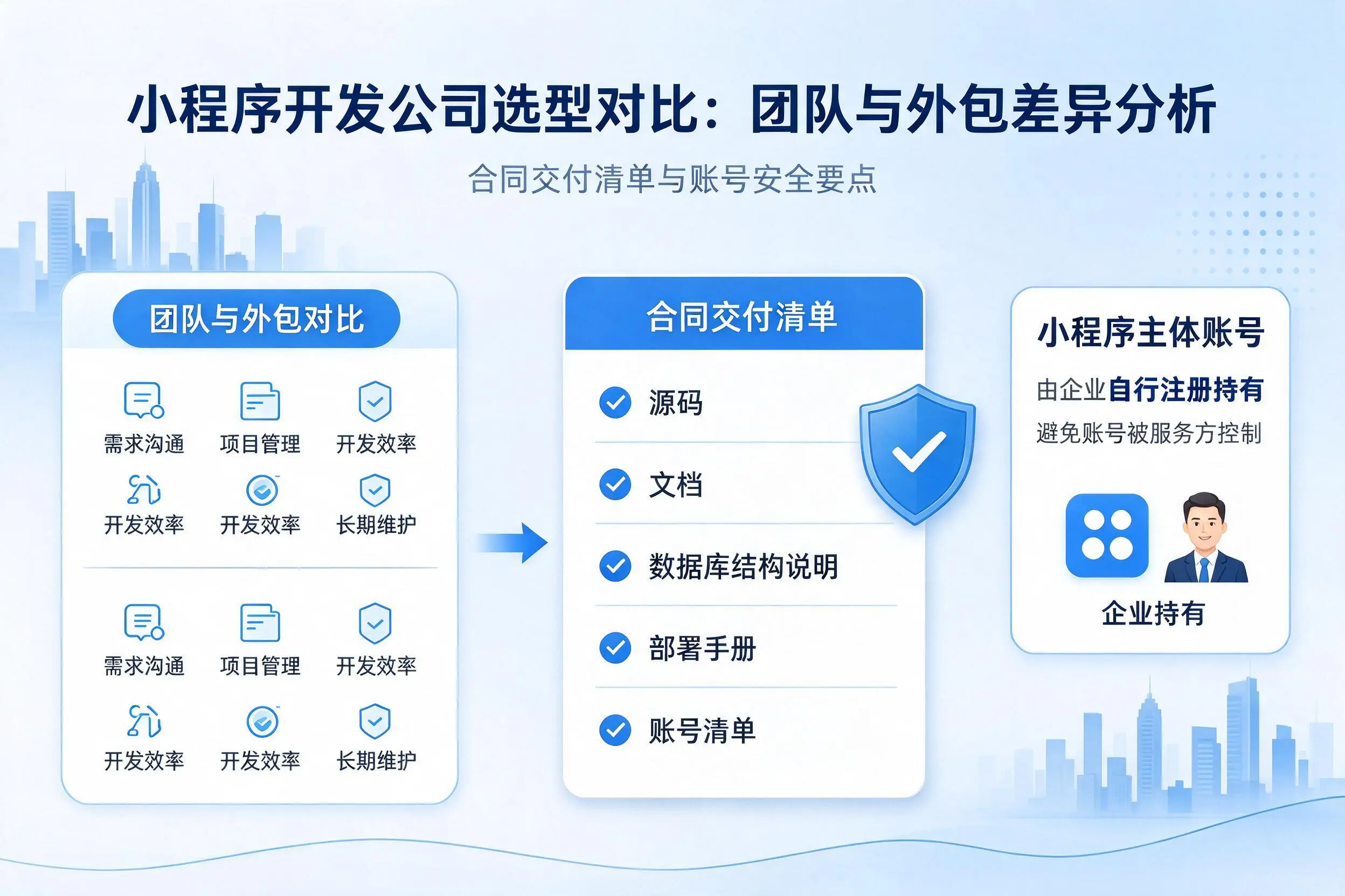 泰州小程序开发公司选型对比:团队与外包差异分析