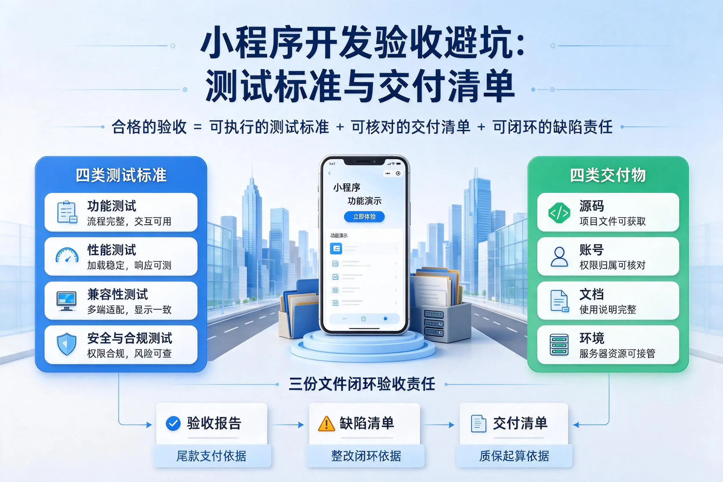 泰州小程序开发验收避坑：测试标准与交付清单