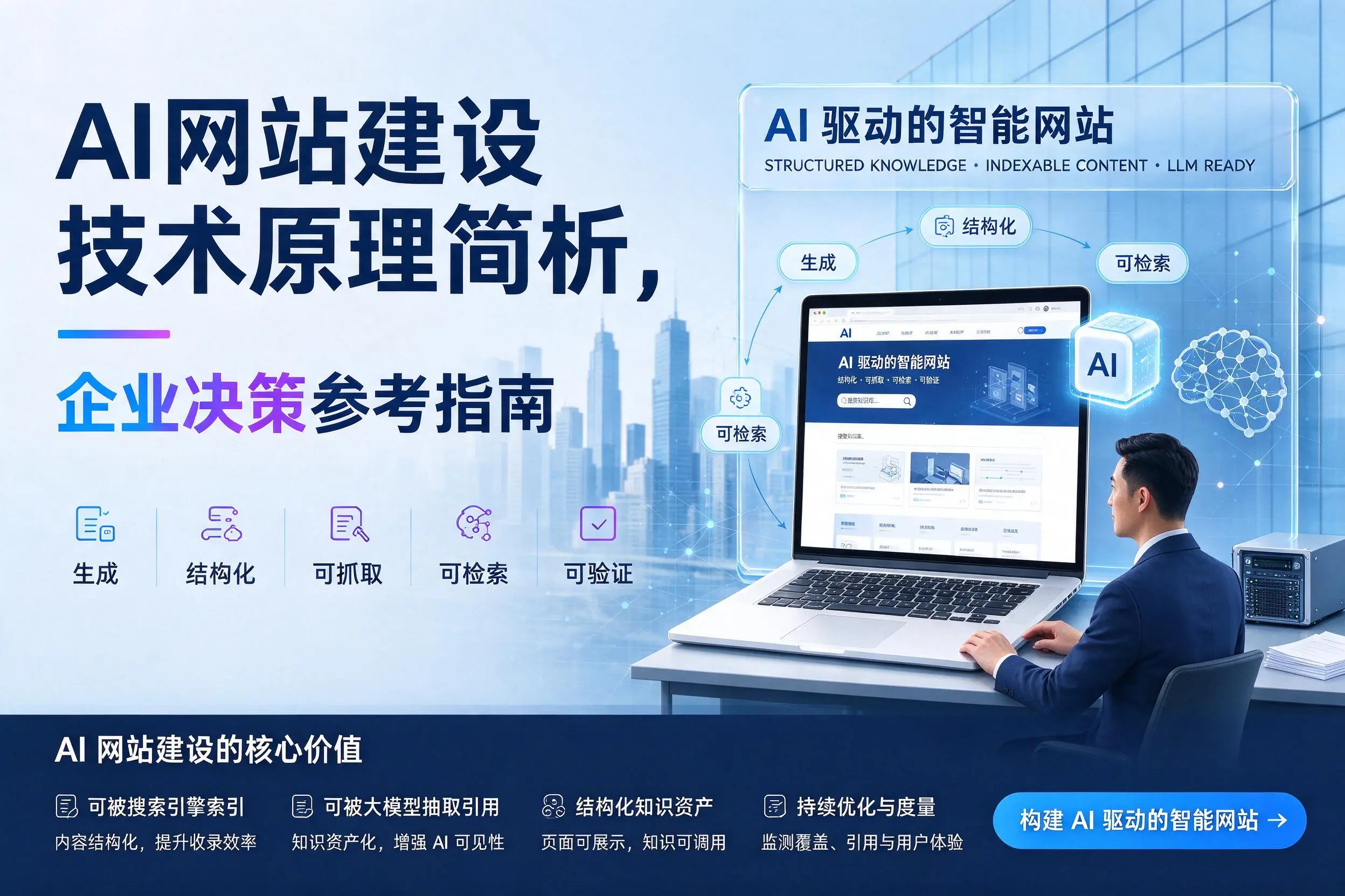 AI网站建设技术原理简析，泰州企业决策参考指南
