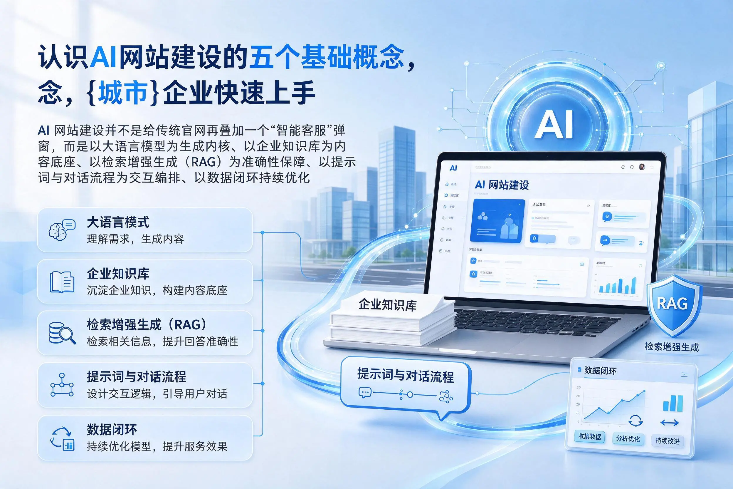 认识AI网站建设的五个基础概念，泰州企业快速上手