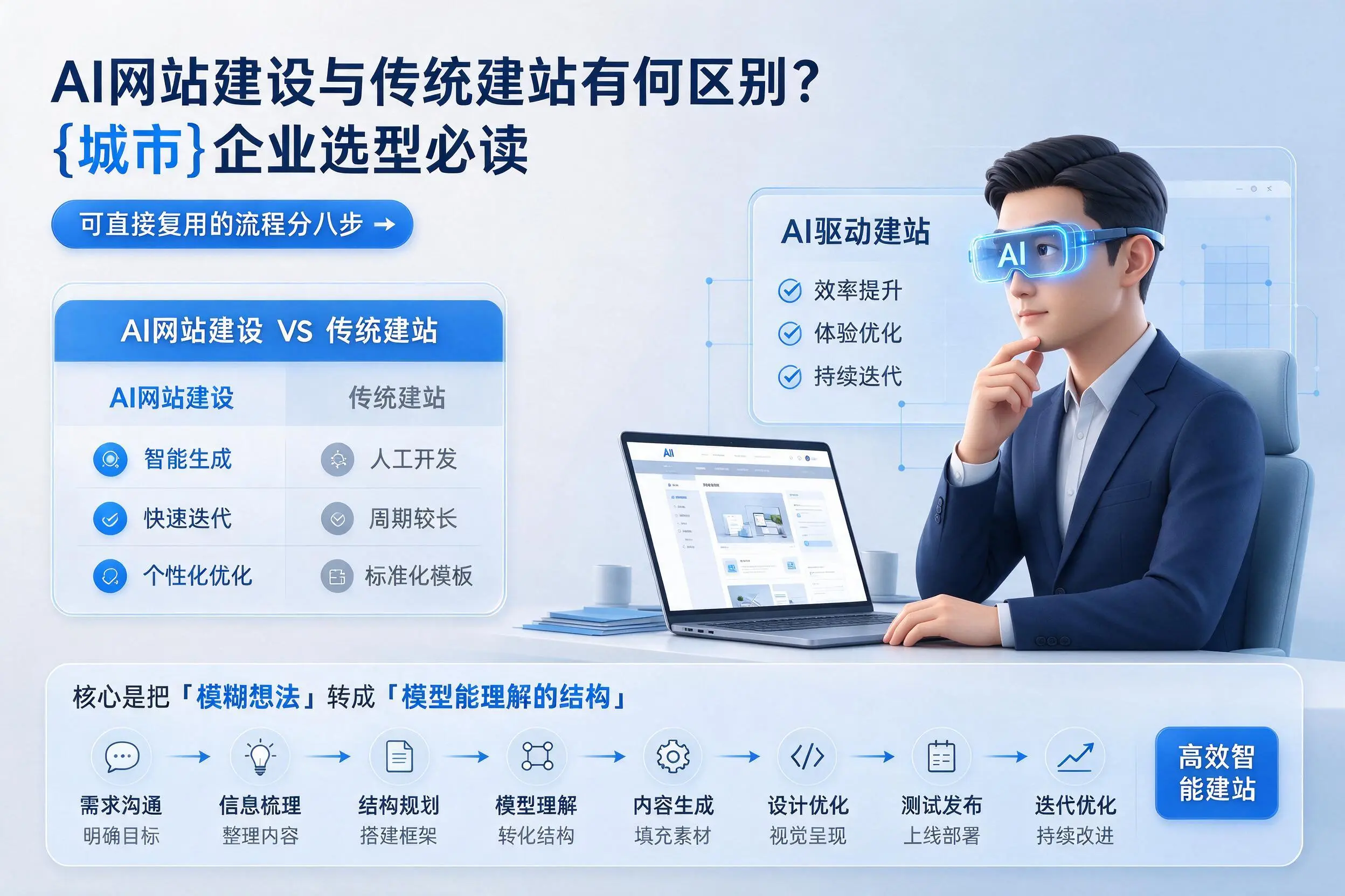 AI网站建设与传统建站有何区别？泰州企业选型必读