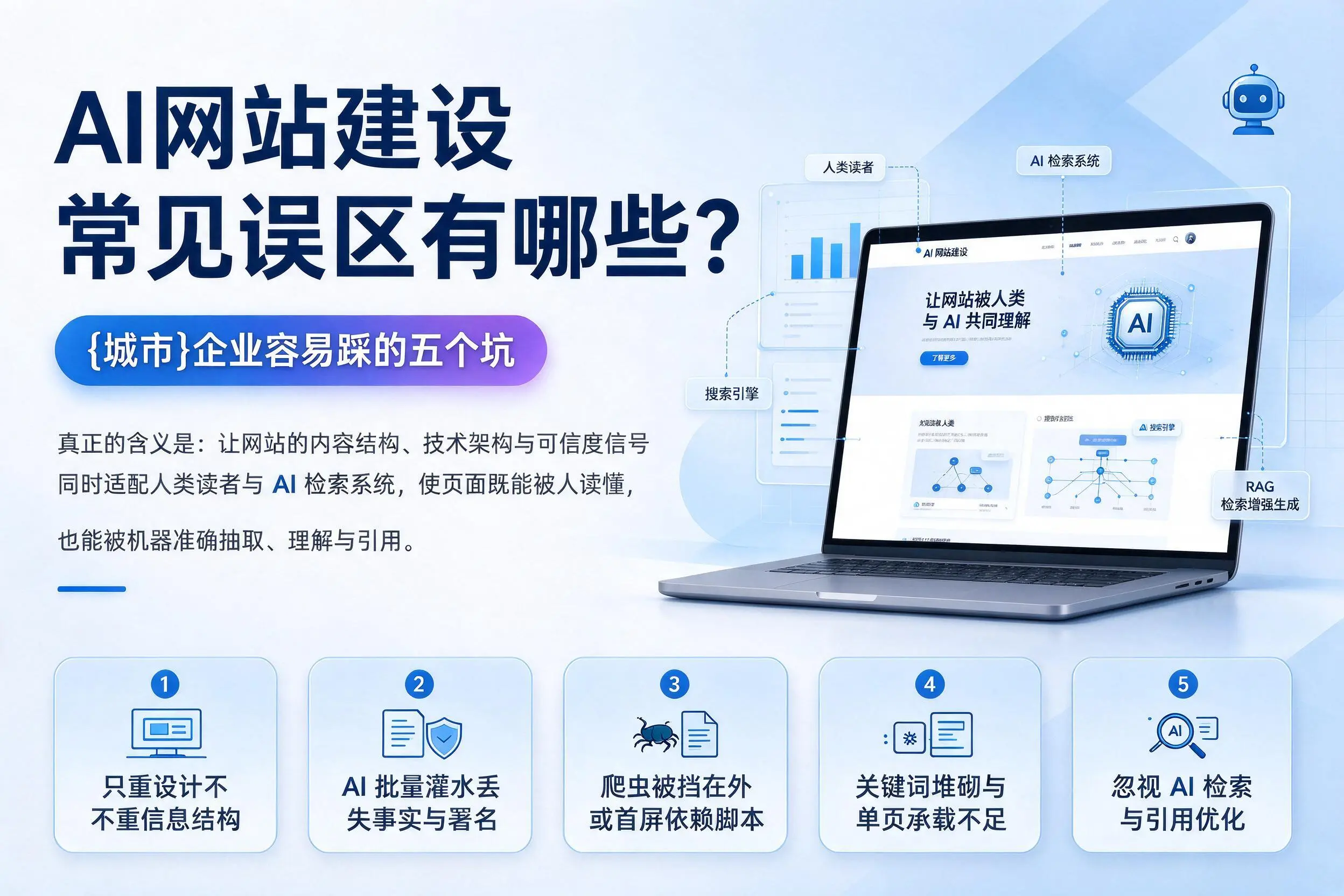 AI网站建设常见误区有哪些?泰州企业容易踩的五个坑