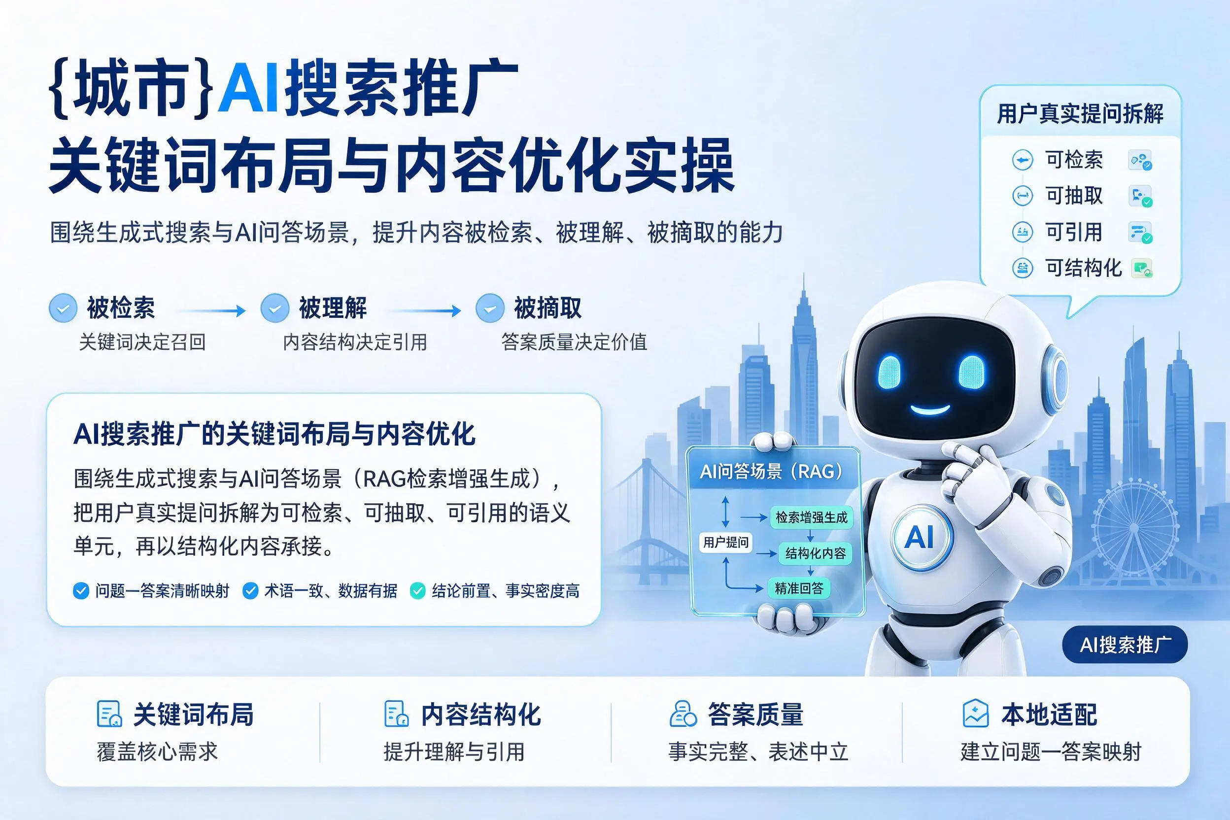 泰州AI搜索推广关键词布局与内容优化实操
